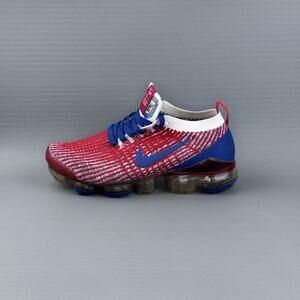 Nike Air Vapormax Flyknit 3 USA White Deep Royal Blue CW5585-100 Women’s Size 8
